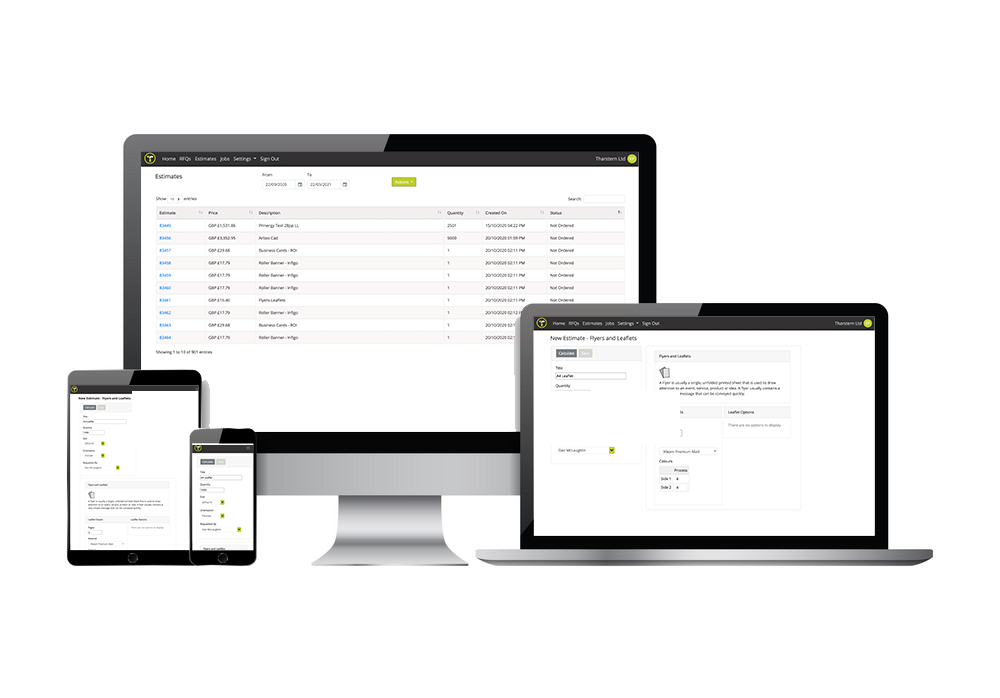screenshot of Tharstern Desktop